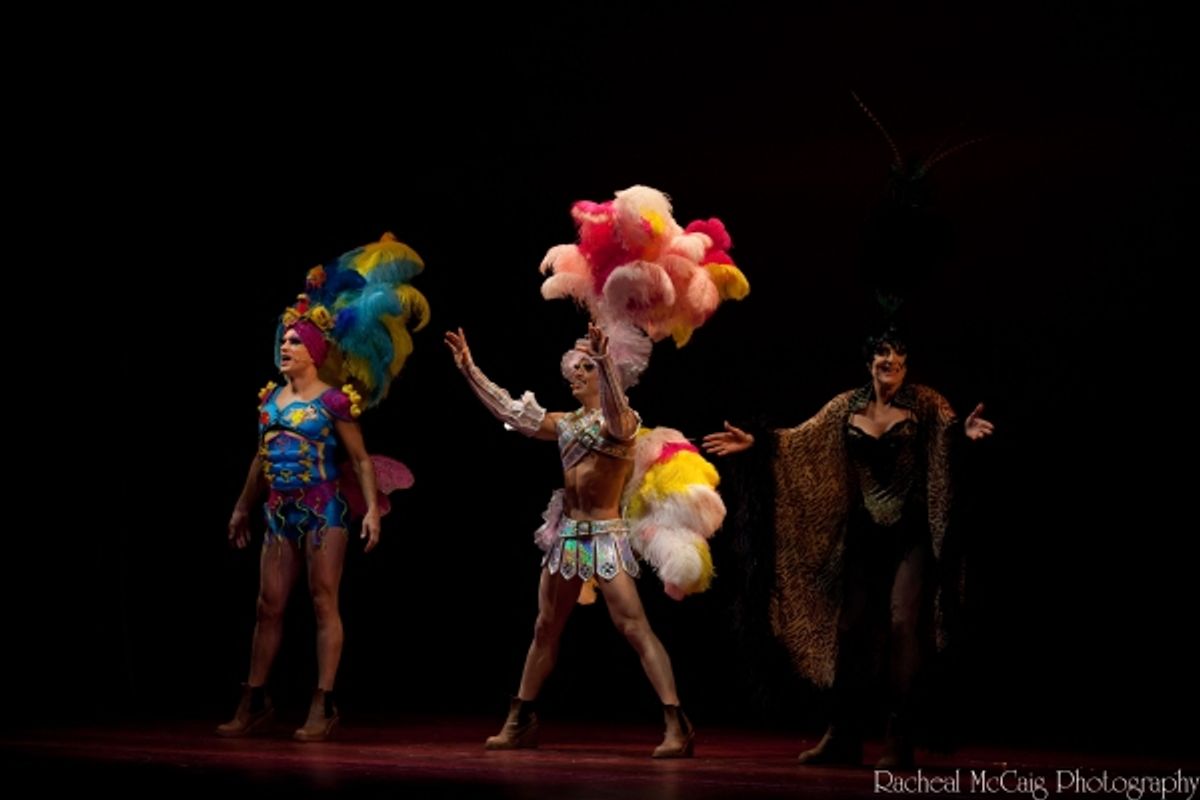 Will Swenson (Tick/Mitzi), Nick Adams (Adam/Felicia) and Tony Sheldon (Bernadette) at 